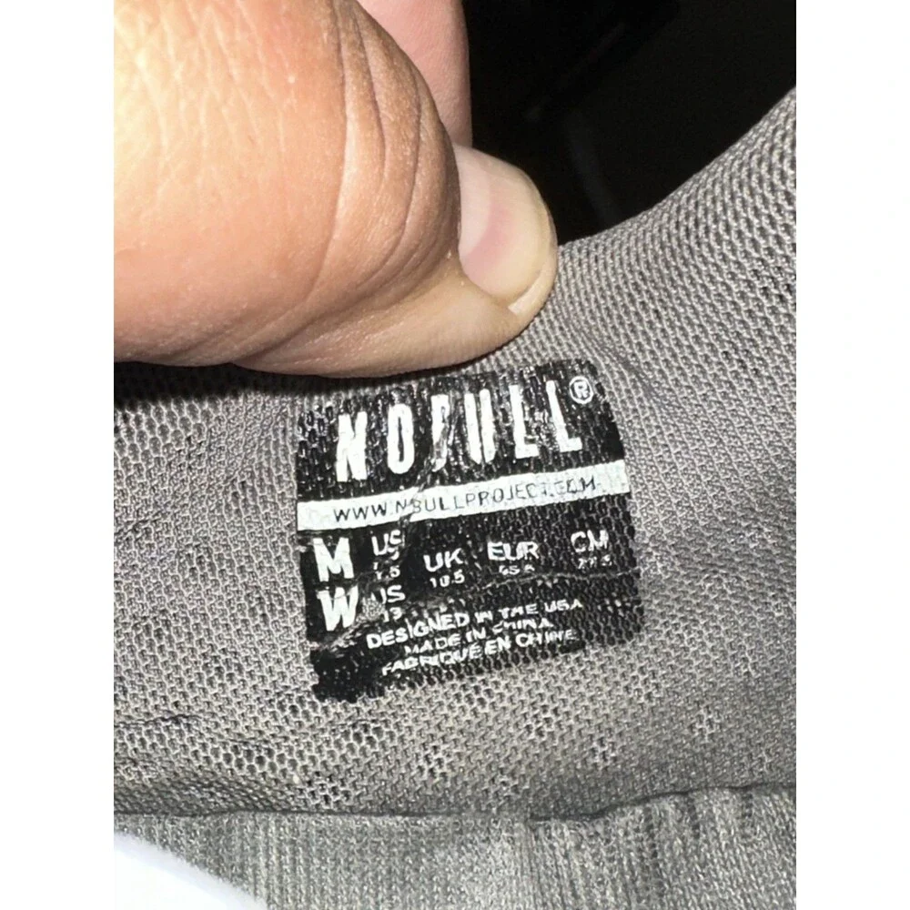 NoBull Super Fabric Trainer Mens 11.5 Womens 13 Gray Athletic Shoes